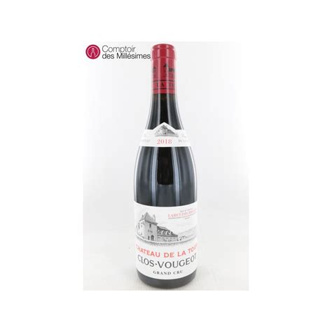 Clos Vougeot Grand Cru 2018 Achat vin Château de la Tour