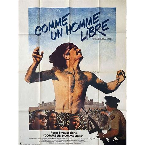 Affiche de film française de COMME UN HOMME LIBRE 120x160 cm