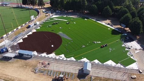 Bothell High Softball Field Improvements Are Nearing Substantial