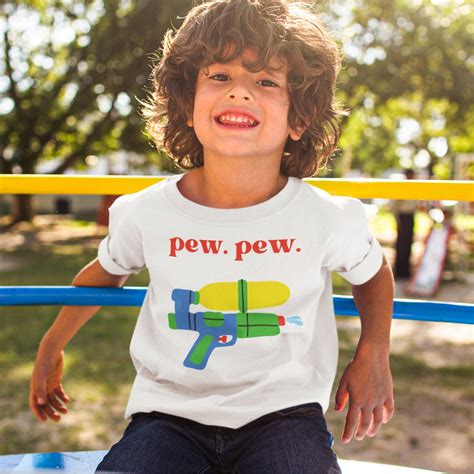 Pew Pew Squirt Gun Shirt Pool Party Shirt Splash Party Shirt Waterslide Bash Squirt Gun