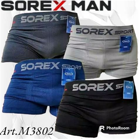 Jual SOREX BOXER 3802 3804 Celana Dalam Pria Bahan Rajut CD Cowok