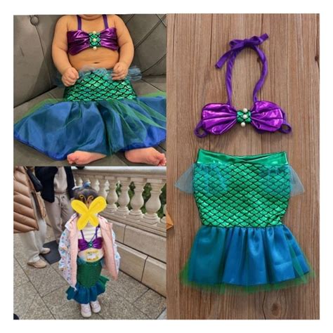 Jual Bikini Renang Anak Duyung Mermaid 3bln 5thn Import Kostum Duyung