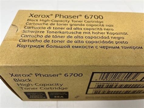 Genuine Xerox Phaser Hcap Black Toner Cartridge R Ebay