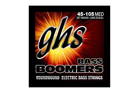 Ghs M3045x Bass Boomers Long Scale Plus Electric Bass Strings Medium Terry Carter Music Store