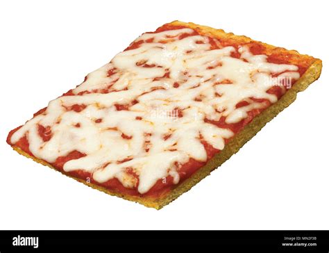 Square Pizza Slice Stock Photo - Alamy