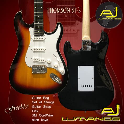 Thomson Electric Guitar Strato Style ST1 ST2 Solid Wood Lots Of