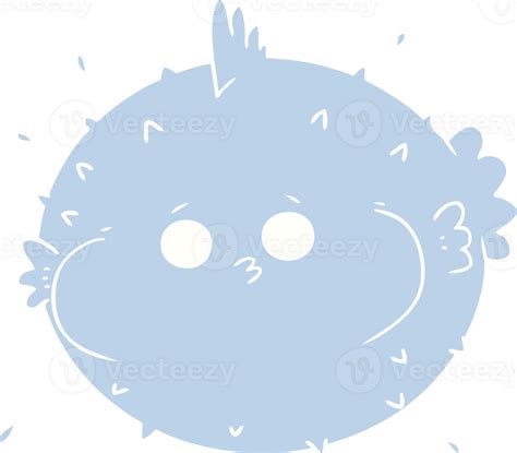 flat color style cartoon puffer fish 44935013 PNG