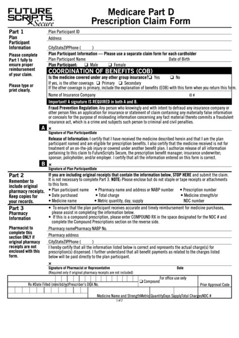 Medicare Claim Form Printable