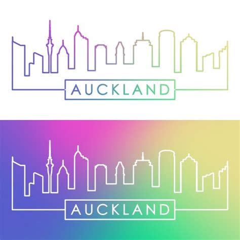 Auckland City Skyline Vector Images (over 180)