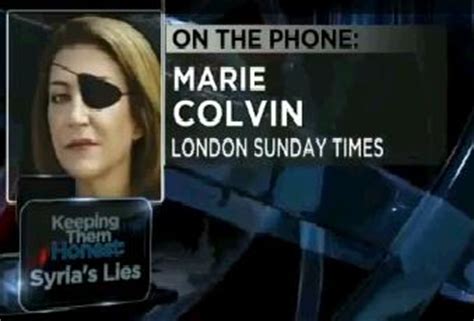 Marie Colvin, American Journalist, Gives Last Report Before Death in ...