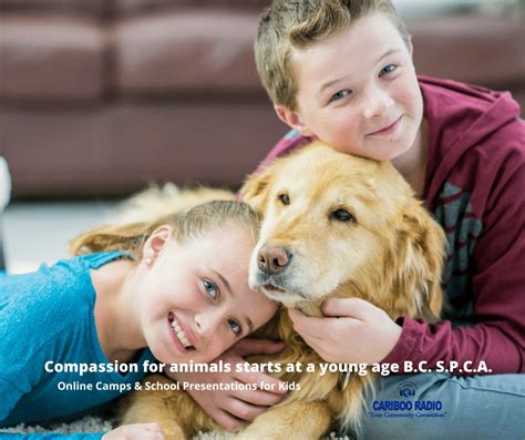 Compassion For Animals Starts At A Young Age Bc Spca Cariboo Radio