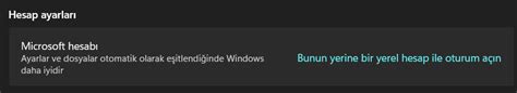 Windows H Yerel Hesap Ile Kurulum Nas L Yap L R Technopat Sosyal