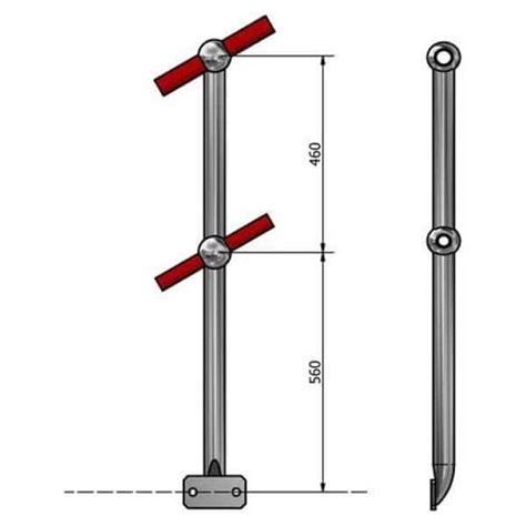 angled side mount post advantage industries