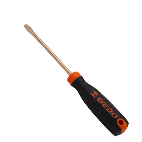 Non-Sparking non-magnetic Slotted Screwdrivers 6 x 150mm Beryllium ...