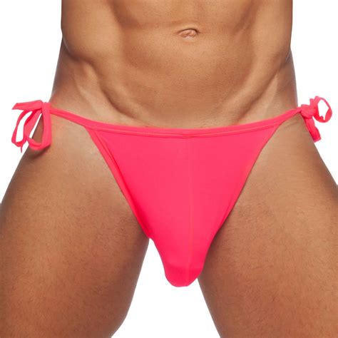 Addicted Cockring Swim Bikini Briefs Neon Pink INDERWEAR