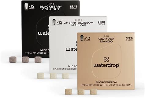 Waterdrop Microenergy Set Energy Drink 36 Natural Caffeine Flavour