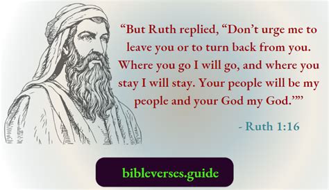 The Book Of Ruth Bible Verses