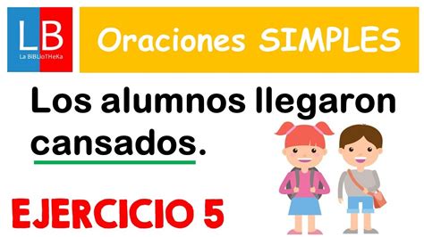 Análisis sintáctico de ORACIONES SIMPLES Ejercicios resueltos 5 YouTube