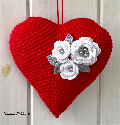 Printable Red Heart Crochet Patterns