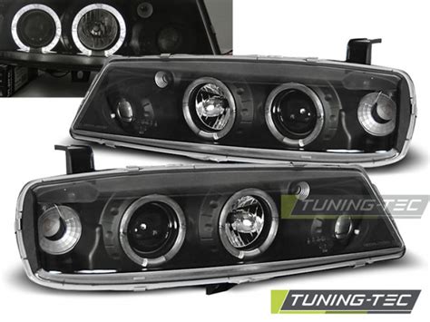 Led Angel Eyes Scheinwerfer F R Opel Calibra Schwarz Lichter