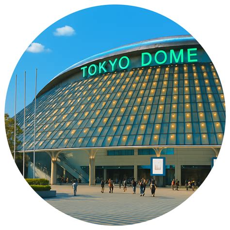 tokyo dome japan sightseeing map kawaii official