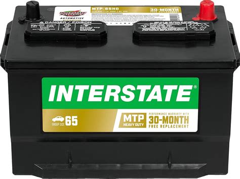 Amazon Interstate Batteries Group 65 Car Battery Replacement MTP