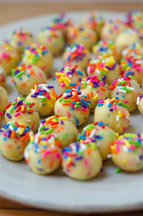 Mini Drop Sugar Cookies With Sprinkles