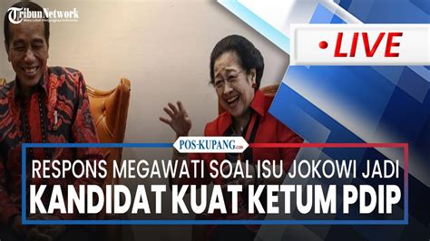 Respons Megawati Soal Isu Jokowi Jadi Kandidat Kuat Ketum PDIP Nggak