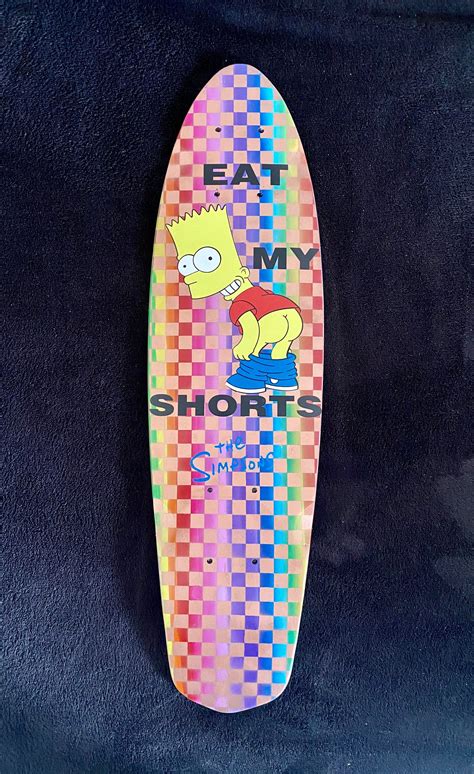 Custom Bart Simpson Skateboard - Etsy