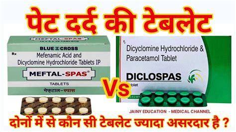 Pet Dard Ki Dava Meftal Spas Tablet Diclospas Pet Mein Dard Ki Dava