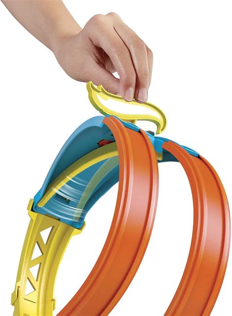 Hot Wheels Track Builder Unlimited Split Loop Pack Loop With Exit