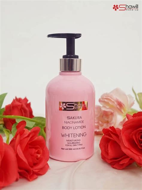 Shawill Sakura Body Lotion Niacinamide Whitening Moisturizing