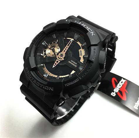 Mens Black Casio G Shock Ana Digital Watch Ga110rg 1a