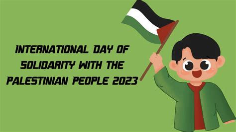 International Day Of Solidarity With The Palestinian People