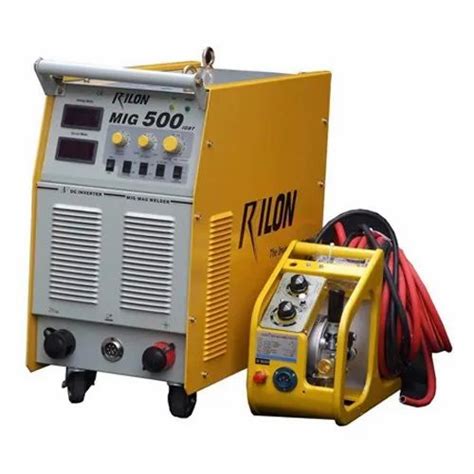 Three Phase Rilon Mig Welding Machine 500 Amps Automatic Grade Semi