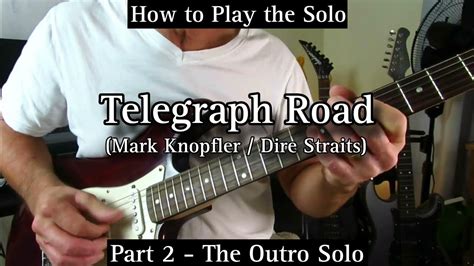 Telegraph Road Mark Knopfler Dire Straits Guitar Lesson Tutorial