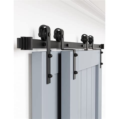 Lazio LAZ Single Bypass Double Door Barn Door Hardware Kit Reviews