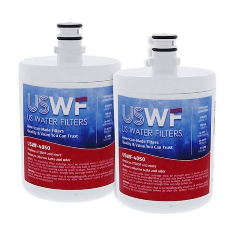 Us Water Filters Lt500p Comparable Refrigerator Water Filter 2 Pack