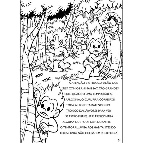 Curupira Desenho Para Colorir