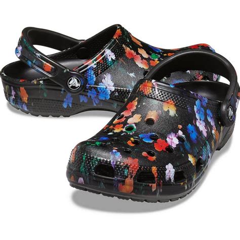 Crocs Classic Printed Floral Clog Clog Black Multi Online Kaufen Otto