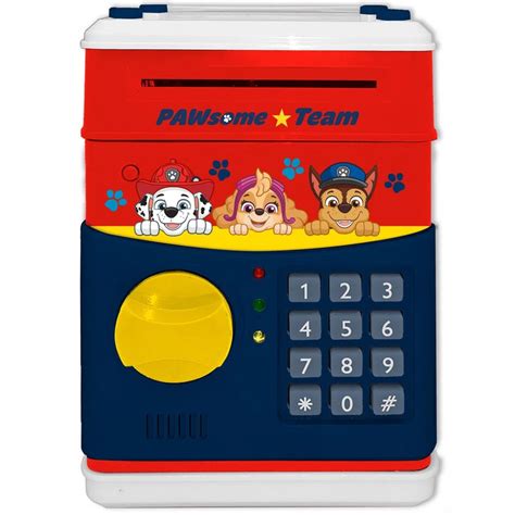 Hucha Digital Paw Patrol Con Reloj Dondino Juguetes