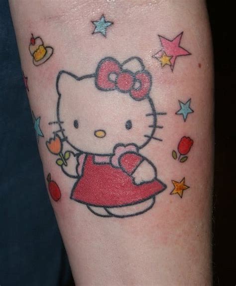 35 Cute And Crazy Hello Kitty Tattoo Design Entertainmentmesh