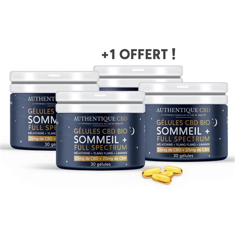 Pack De Boites De G Lules Cbd Sommeil Authentique Cbd