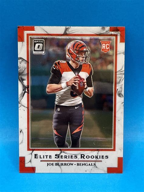 Donruss Optic Esr Jb Joe Burrow Elite Series Rookie Hot Ebay