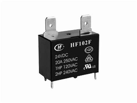 Hf102f 12vdc Hongfa Hf102f Series 20a Spst 12vdc Pcb Mount Miniature