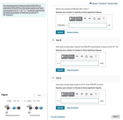 Solved Review I Constants Periodic Table The Rearrangement Chegg