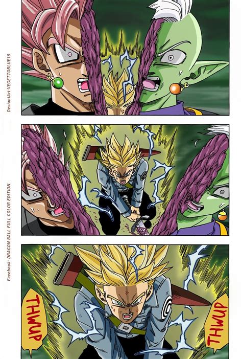 Trunks Vs Zamasu Dragon Ball Goku Black Art