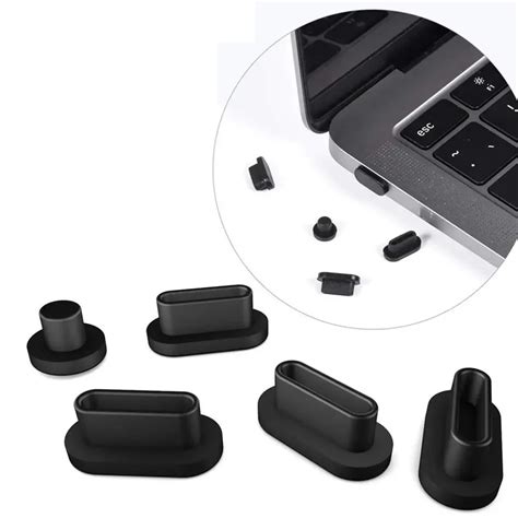 Port USB En Silicone Souple Pour Macbook Pro Air Prise Anti Poussi Re