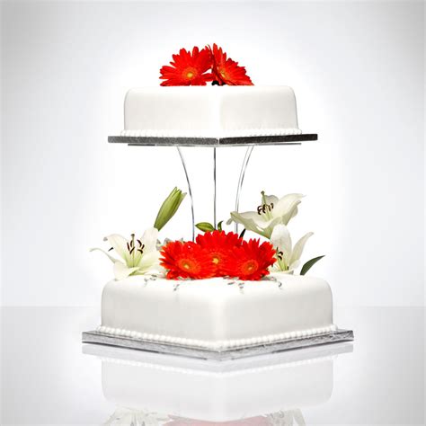 Square Pedestal Cake Stand - Best Decorations