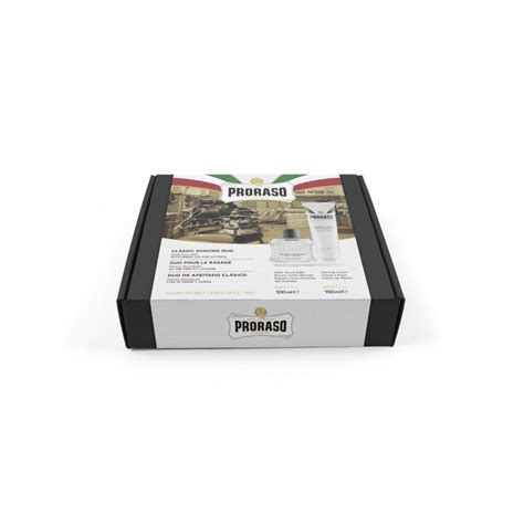 Pack Duo Proraso Cr Me De Rasage Baume Apr S Rasage Pour Les Peaux